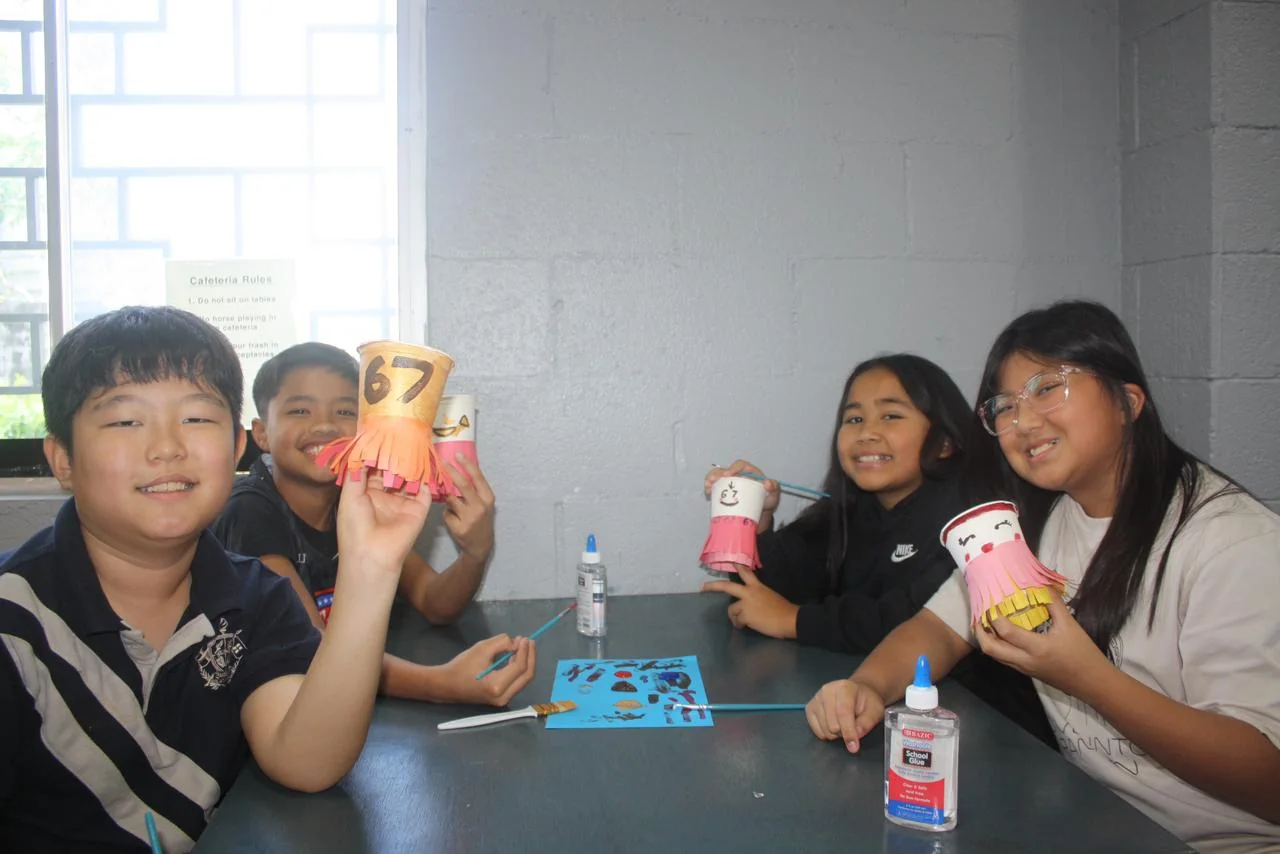 Saint Paul students learning and spending time together in the classroom